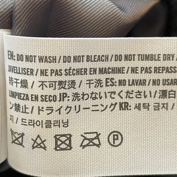 Abercrombie Fitch Gray Wool Blend Bomber Jacket Womens M Minimalist Streetwear - Picture 7 of 9